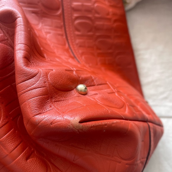 AUTHENTIC 💯👜 CAROLINA HERRERA LEATHER MATRYOSHKA BAG - Picture 9 of 13